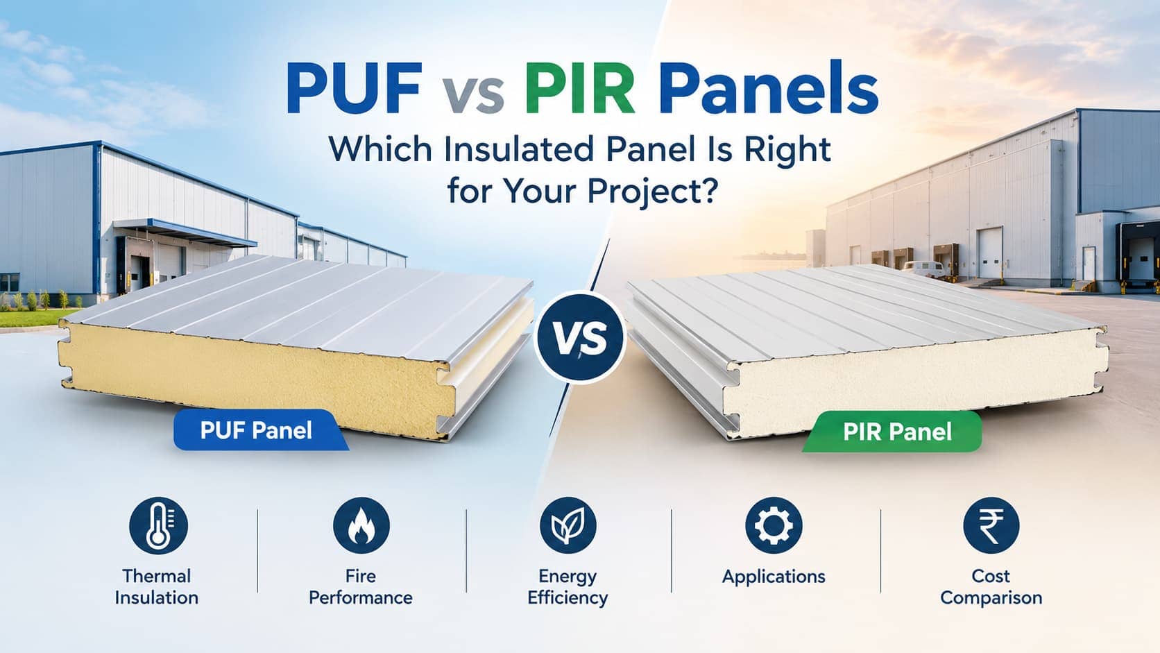 PUF Panels vs PIR Panels: Which Insulated Panel Is Right for Your Project?
